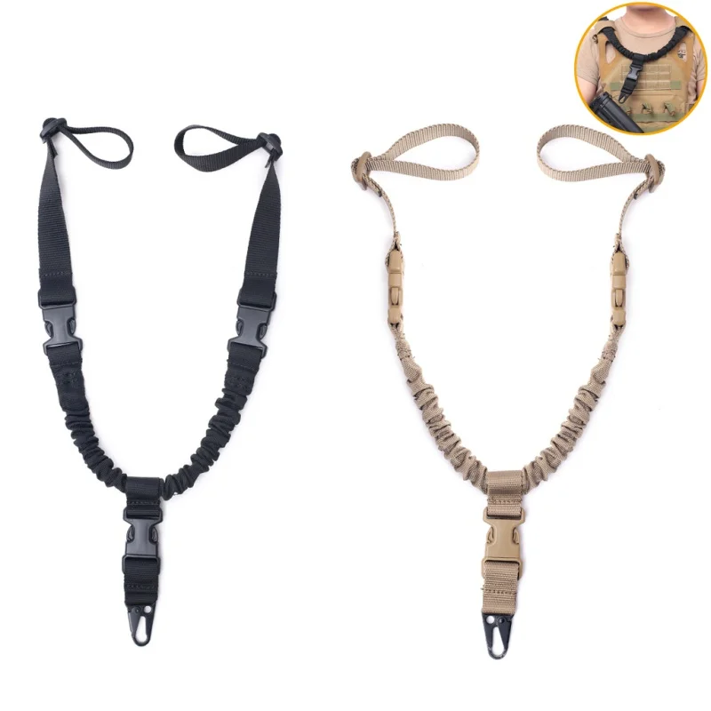 

Adjustable Military Tactical Gun Sling Single Point Quick Release Single Point Rope Hunting Tactical Rope