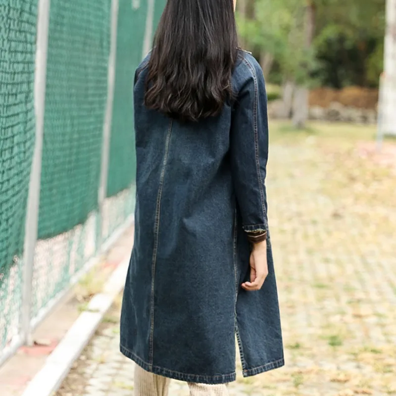 Осенняя новинка модное женское повседневное длинное пальто уличная одежда