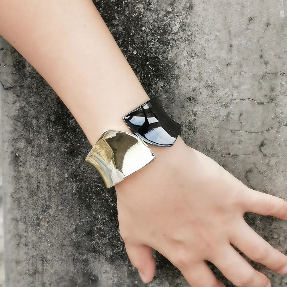 European and American fashion mix alloy bracelet Unique design texture metal accessories women | Красота и здоровье