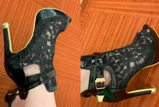 Новые модные женские туфли на высоком каблуке с белыми кружевными цветами женские летние туфли на ремешках с пряжками с открытым носом открытые босоножки на молнии на каблуке? 68