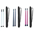 2 шт. наружные регулируемые алюминиевые стойки для навесов, устойчивые к ржавчине телескопические брезентовые стойки 2,3 м для палаток, кемпинг, укрытия, тент