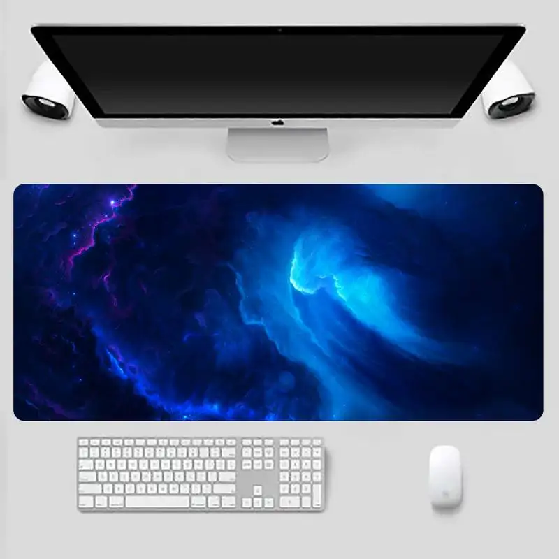 

Universe Starry Sky Mat Rubber Gaming mousepad Desk Mat Game Office Work Mouse Mat pad X XL Non-slip Laptop Cushion mouse pad