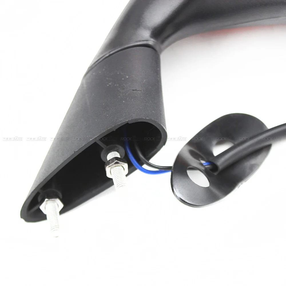

Rear View Side Mirrors For Aprilia RSV 1000 2004-2008 Aftermarket Rearview Mirror with Turn Signal Indicator Lights Blinker Lamp