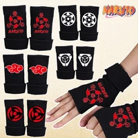 new anime half fingered gloves cosplay costumes glove warm cotton knitted cool mittens gift