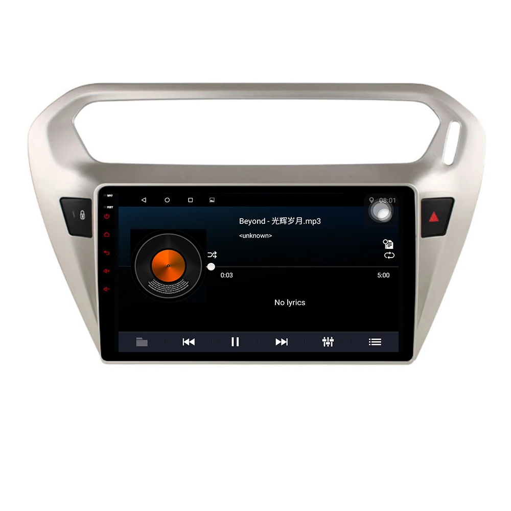 Android 8 1 Автомобильный gps Navi для peugeot 301 Citroen Elysee 2014 + головное устройство плеер