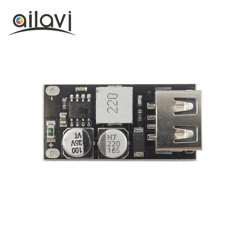 10 шт. DC-DC модуль питания 6V-32V12V24V к QC3.0 Быстрая зарядка один usb зарядка конвертер доска для iPhone huawei FCP