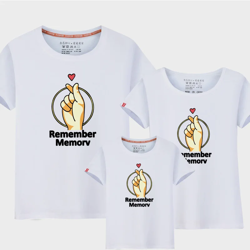 Одежда для всей семьи летние футболки с героями мультфильмов DaddyMother одежда папы и