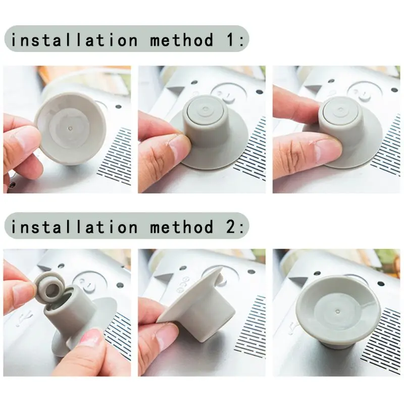 

4Pcs/Set Notebook Laptop Heat Reduction Pad Cooling Feet Sucker Thermal Bracket