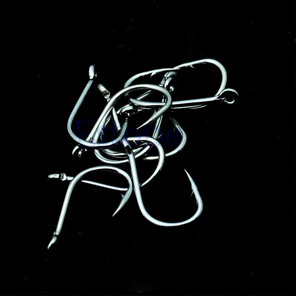 Металлические рыболовные крючки Стальные снасти 10 шт. Размер 14 | Спорт и