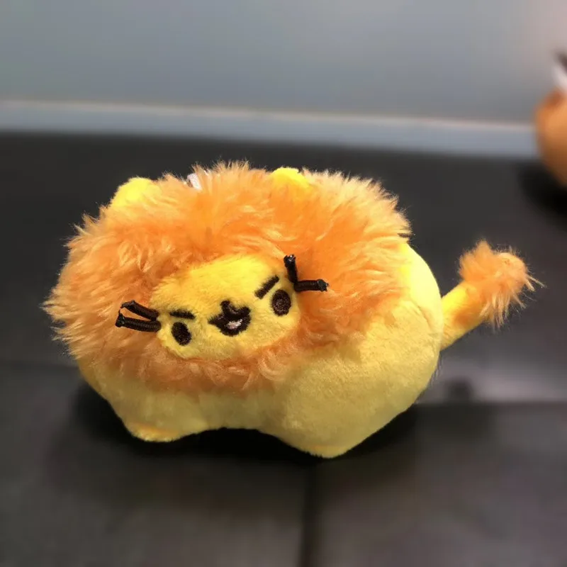 A-7cm Милые Мультяшные животные плюшевые игрушки брелок рюкзак сумка брелок медведь собака слон динозавр Лев сливовый олень енот Акула милый подарок - Цвет: A-7cm