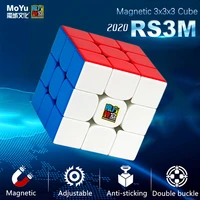 moyu rs3m 2020 magnetic 3x3x3 magic cube mofangjiaoshi rs3 m speed puzzle cubes magnets moyu cube antistress toys for children