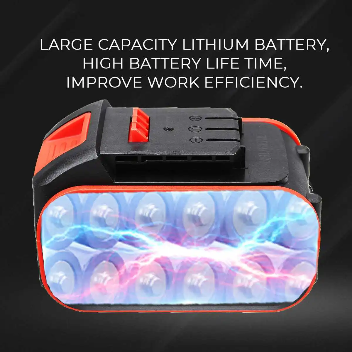 

520Nm 3500rpm 2 in 1 Brushless Cordless Wrench Electric Socket Impact Wrench 98V 10000mah Lithium-lon Battery Power Tools Kit