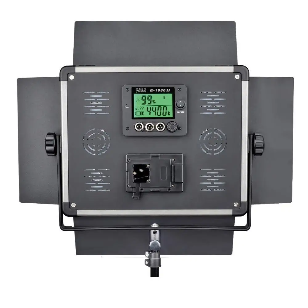 

DHL 2 pcs Led video light with lcd screen Lamp E-1080II Continue Lighting video light Studio Photography led video Lighting