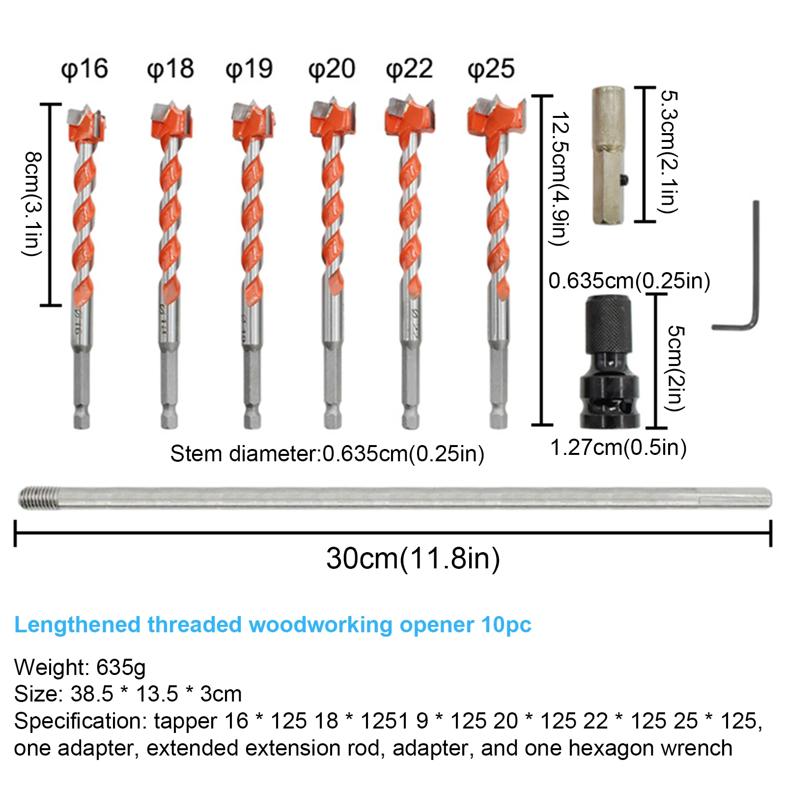 

Electric Tools Hex Shank Extension Thread Alloy Diamond Drill Hammer For Concrete Ceramic Tile DIY Wall Hole Set Saw Drilling