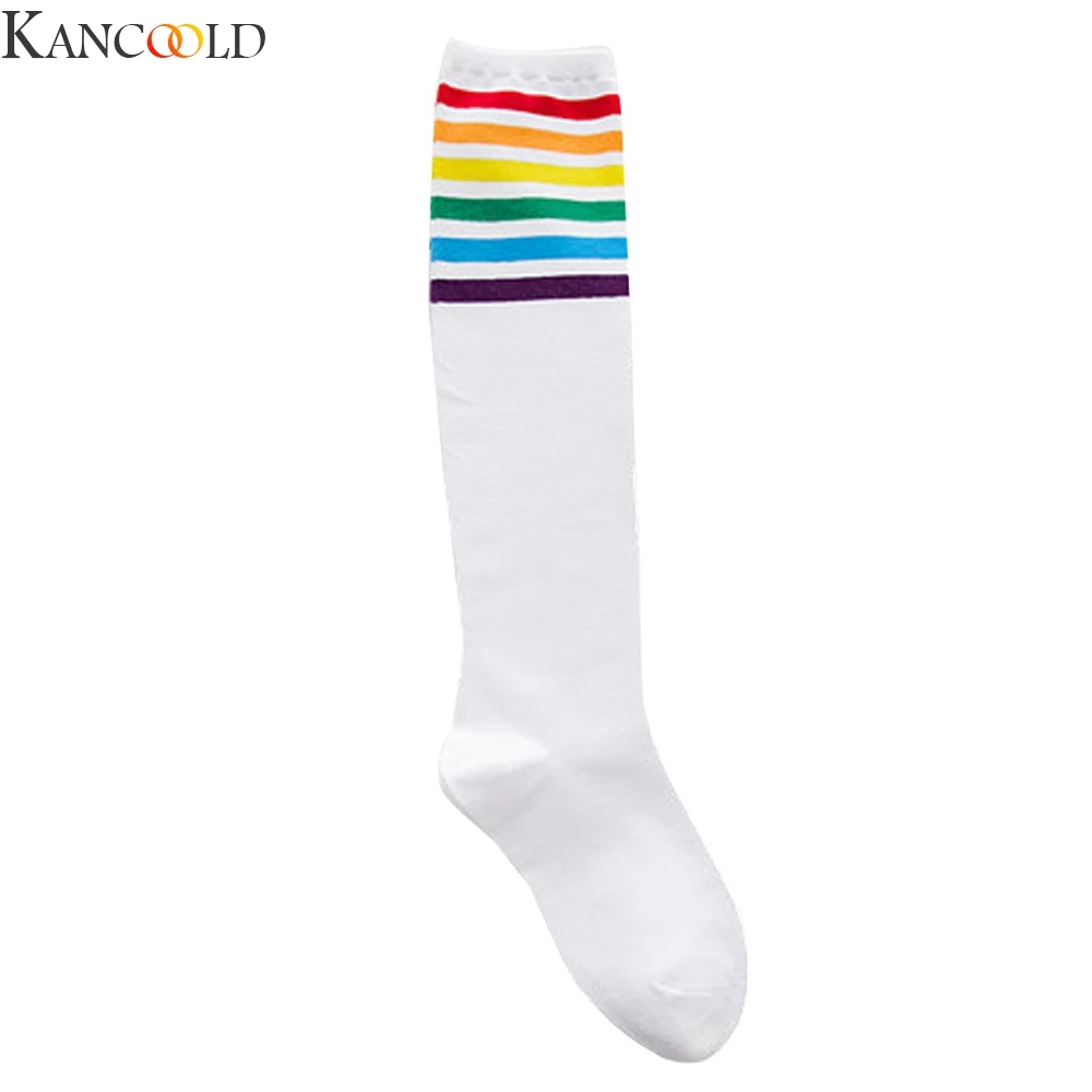 Женские Зимние Гольфы выше колена длинные Хлопковые гольфы теплые мягкие