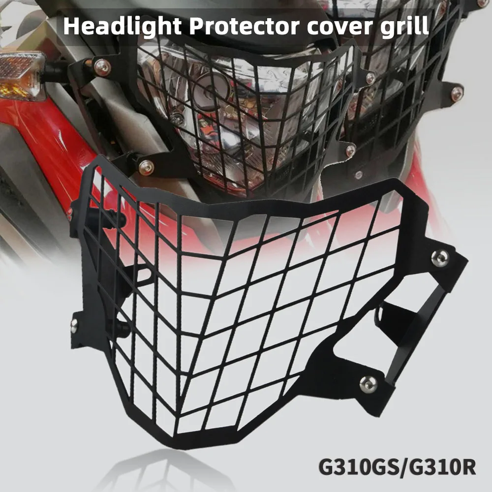 

Motorcycle Parts Accessories modification Headlight Protector cover grill FOR BMW G310GS G310R 2017 2018 2019 2020 2021