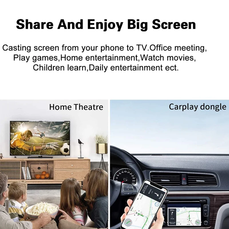 

EZCast Wireless Display Adapter 4K HDMI WiFi Display Dongle Screen Mirroring Projector Receiver for Android Mac IOS Windows