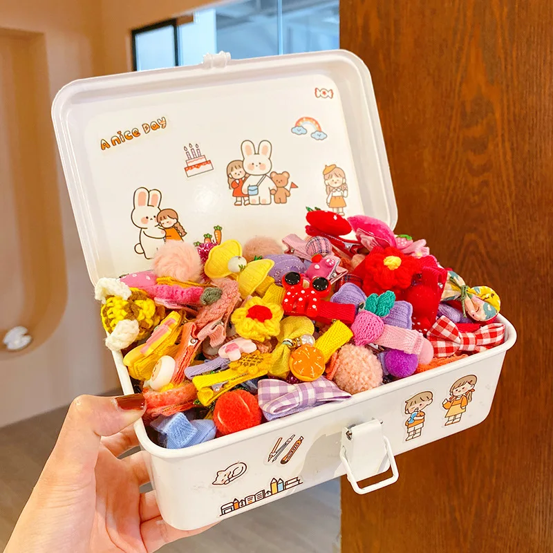 Женские заколки для волос маленьких девочек милые с цветочным бантом из