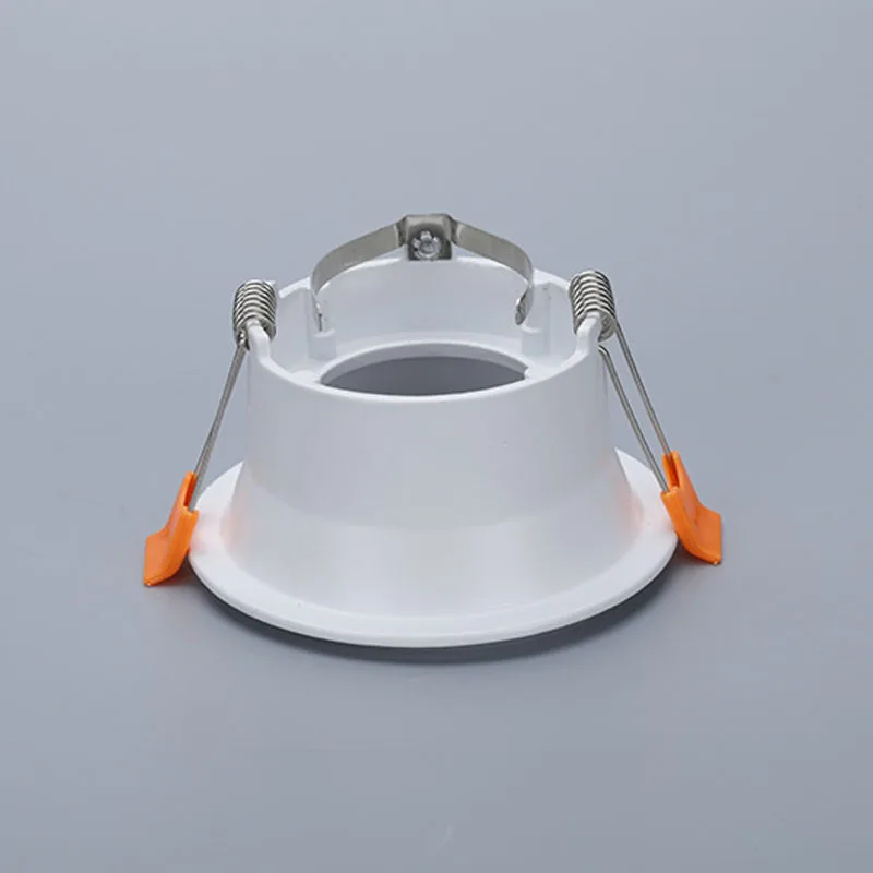 Круглая Встраиваемая лампа GU10 сменный комплект черный крепежный штуцер MR16