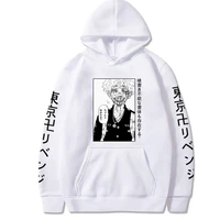tokyo revengers hoodies cosplay hanagaki takemichi print loose oversized casual sweatshirts anime sweater streetwear hoody 2021