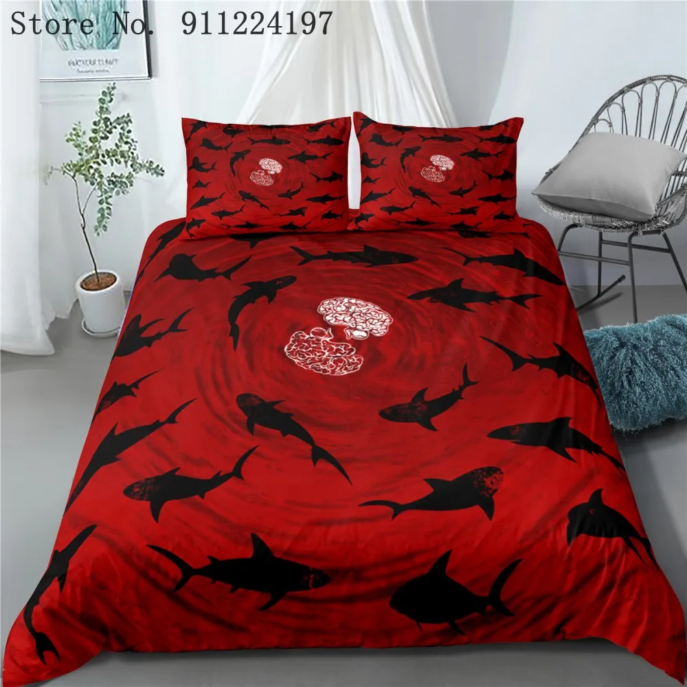 Домашний текстиль глубоководная Акула пуховое одеяло покрывало стеганное