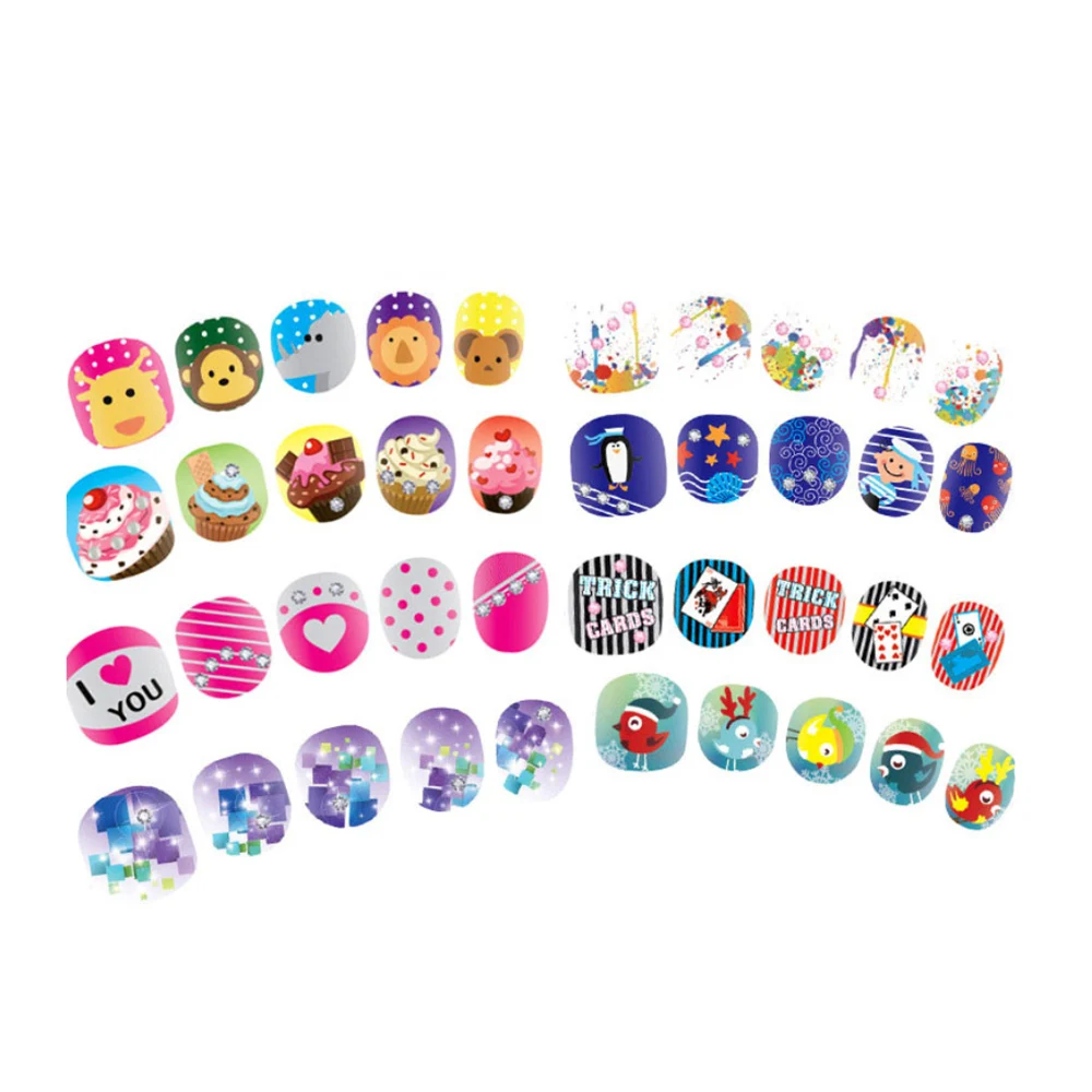 Девочки ролевые игры сделай сам наклейки для ногтей набор макияжа игрушка