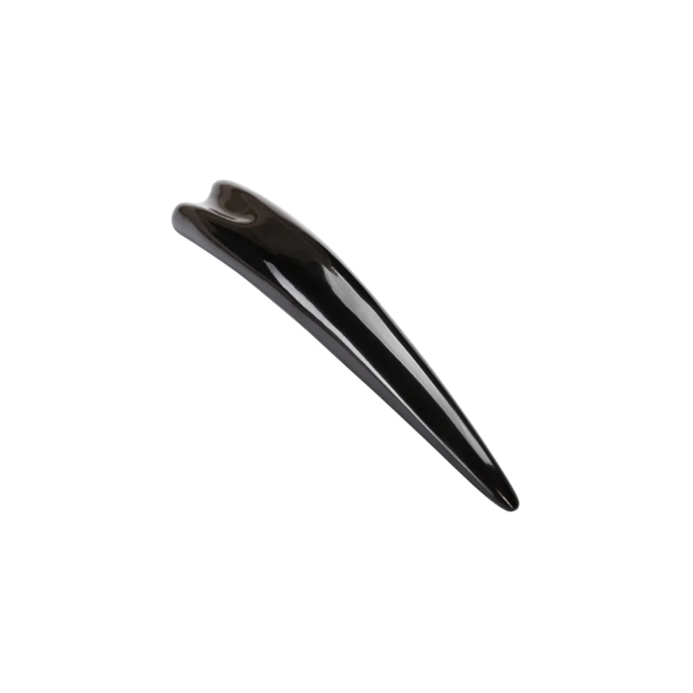

Ox Horn Stick Physical Therapy Plate Massaging Scraping Rods Mutifunctional Scraping Stick for Face Neck Black