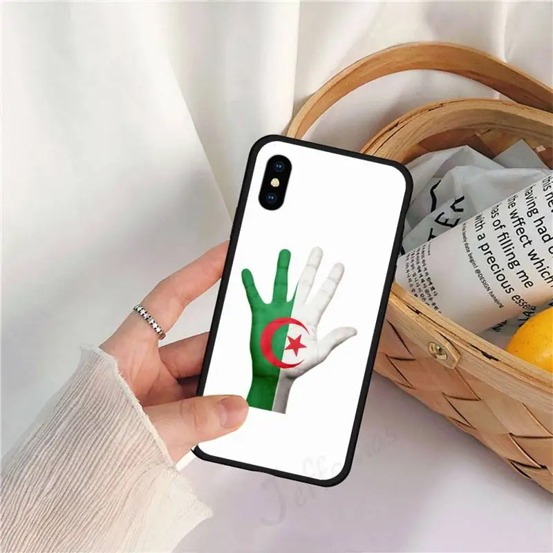

Algeria National Flag Symbol Phone Case for iPhone 11 12 pro XS MAX 8 7 6 6S Plus X 5S SE 2020 XR