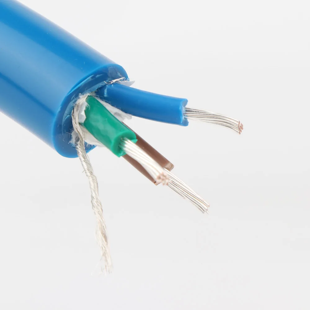 

hi-end OFC silver plated AC power cable High Power EMC Shield power bulk cable HiFi Audiophile Power Cord