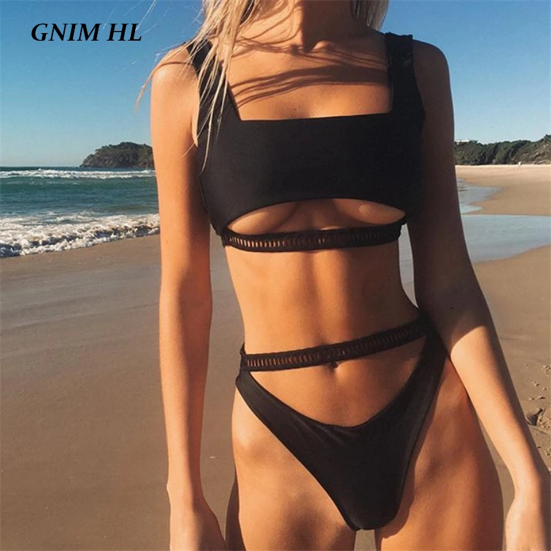 Женский бразильский купальник с высокой талией пуш-ап бикини Mujer 2020 сексуальный
