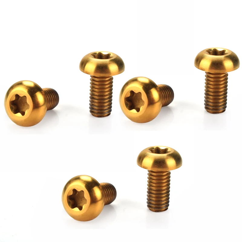 Ti Титан сплав дисковый тормоз винты для ротора T25 Torx MTB Горный Дорожный велосипед