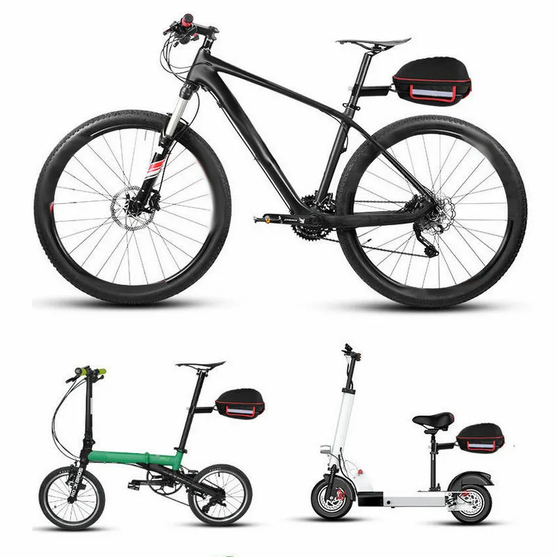 After-The-Shelf Shelf Bag Bicycle Rear Frame Luggage Waterproof Mountain Bike Aluminum Alloy Shell Package Quick-Loadi | Спорт и