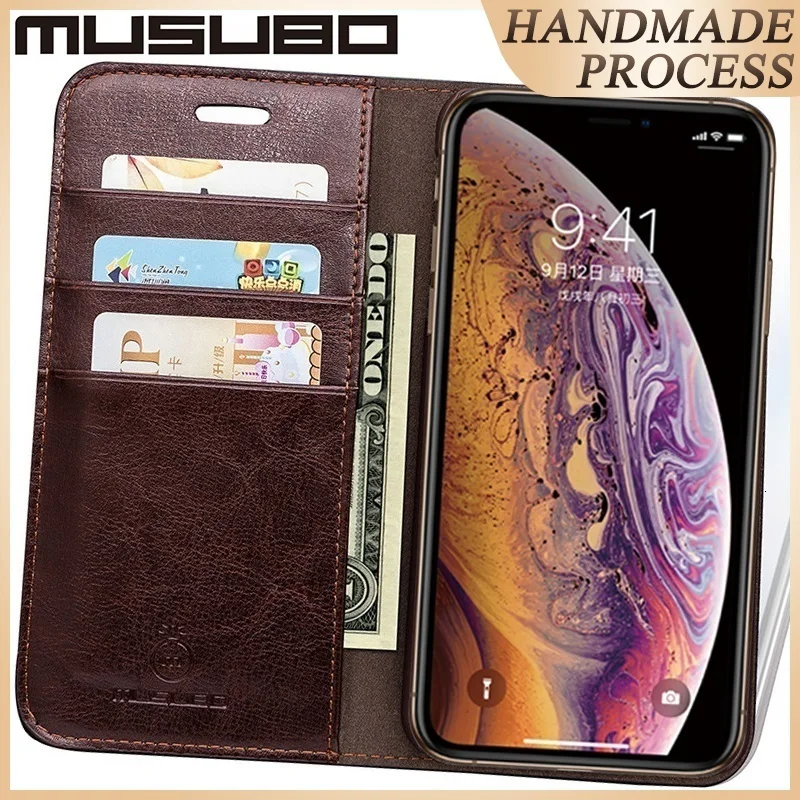 Роскошный Musubo кожаные чехлы для iphone 11 XS Max Чехол-бумажник чехол для телефона флип-чехол Funda для iphone XR 8 Plus iphone 7 iphone 6 Чехол Coque Капа