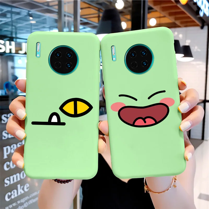 

Cute Cartoon Soft TPU Shell For Huawei Mate30 Mate30Pro Case Flower Colorful Cartoon Cute Fundas For HUAWEI Mate 30 Mate 30 Pro