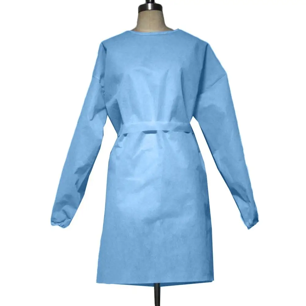 Антибактериальные одноразовые нетканые Бальные дышащие фартуки эластичные