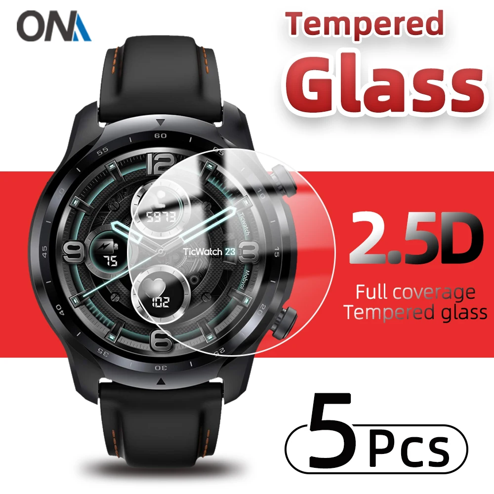 Tempered glass Protection for TicWatch Pro 3 4G C2 Plus E2 9H Screen Protector for Tic Watch 2 Gtx S E S2 Protective Glass Film