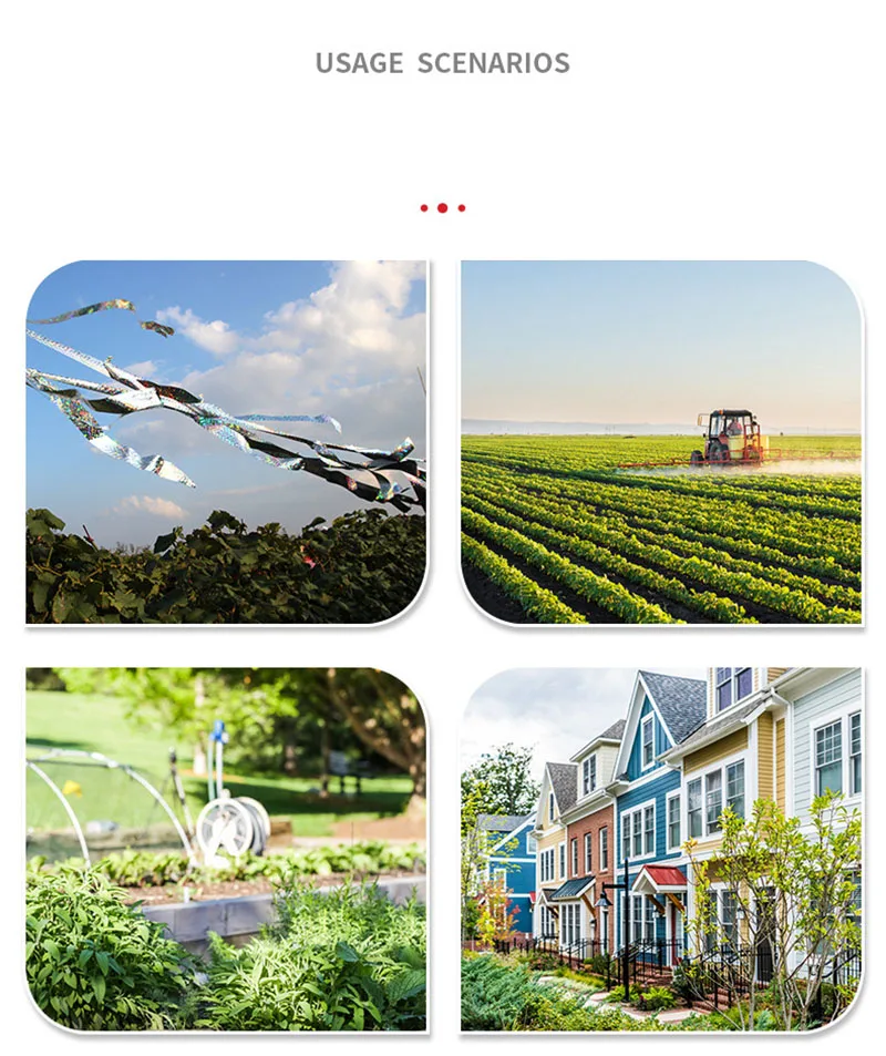 Светоотражающая лента для отпугивания птиц 80 м звуковой репеллент Отпугиватель