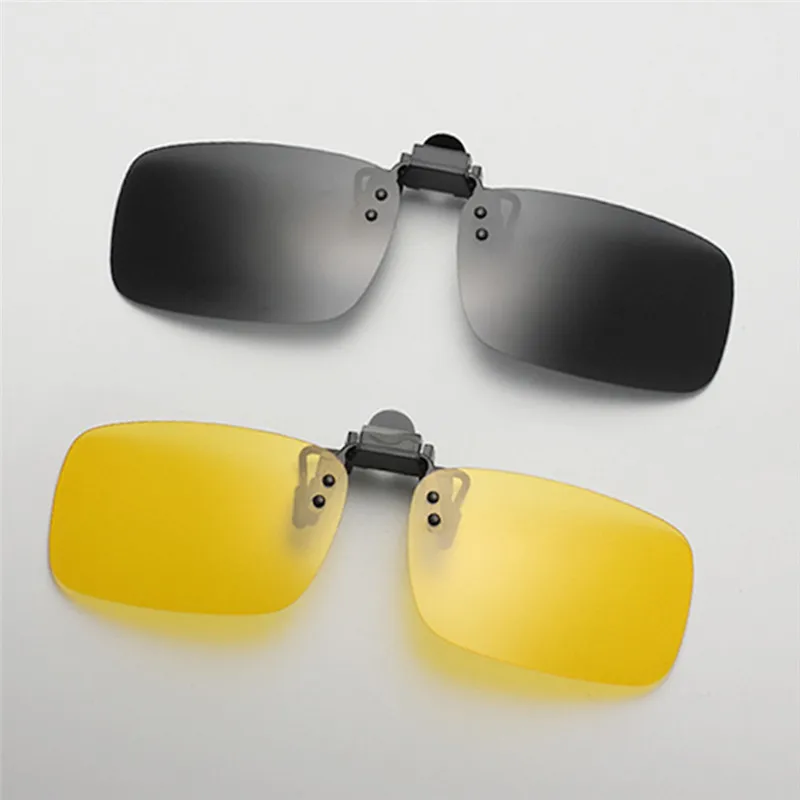 Новинка солнцезащитные очки с клипсой ночного видения Поляризованные линзы