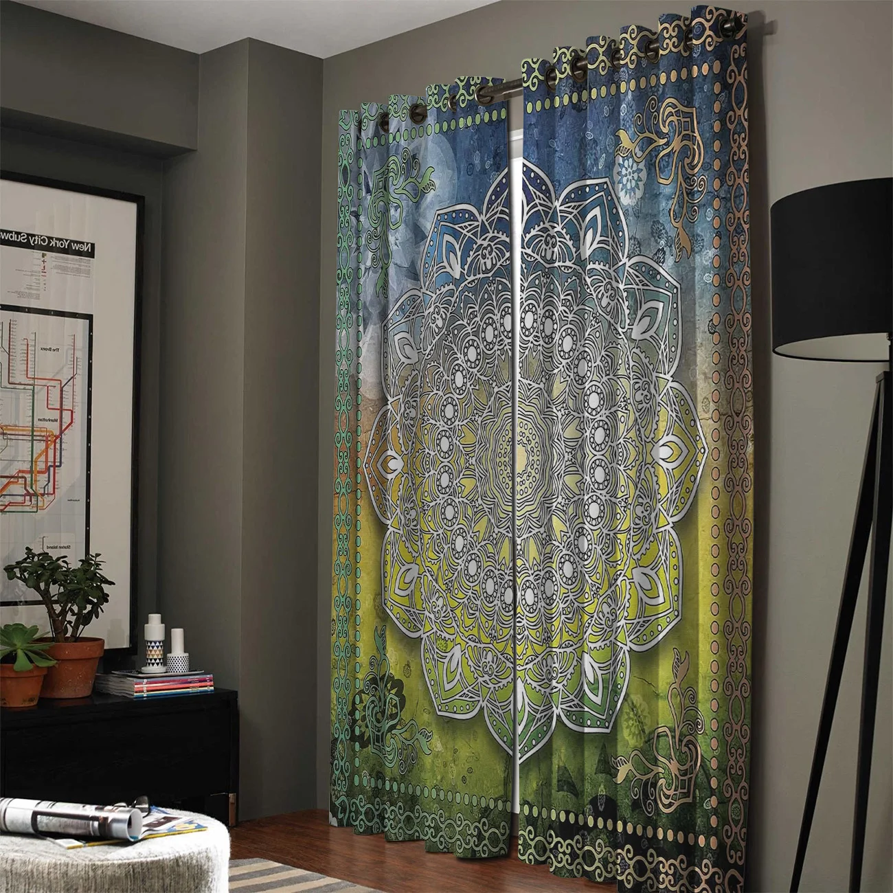 Мандала Богемия окна шторы живописные для гостиной декоративные предметы | Дом и