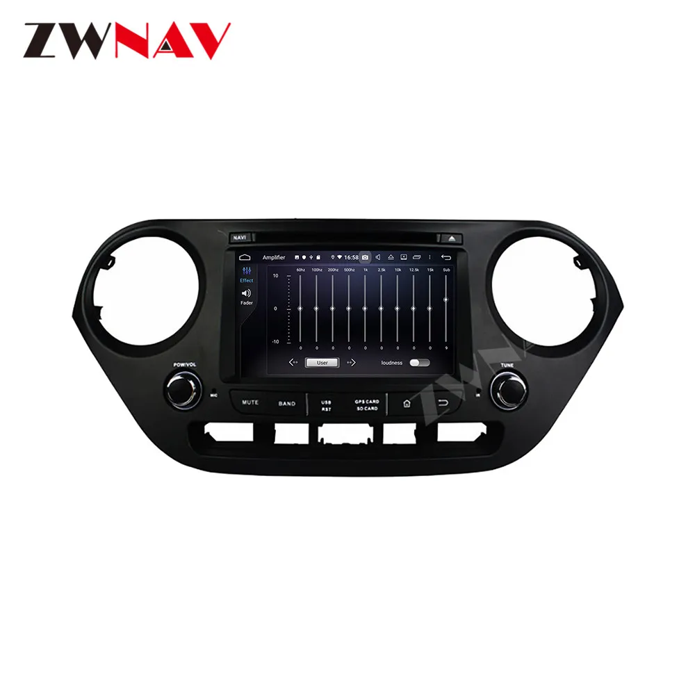 Android 9 IPS экран PX6 DSP для Hyundai I10 I-10 2013 2014-2018 автомобильный DVD GPS мультимедийный плеер