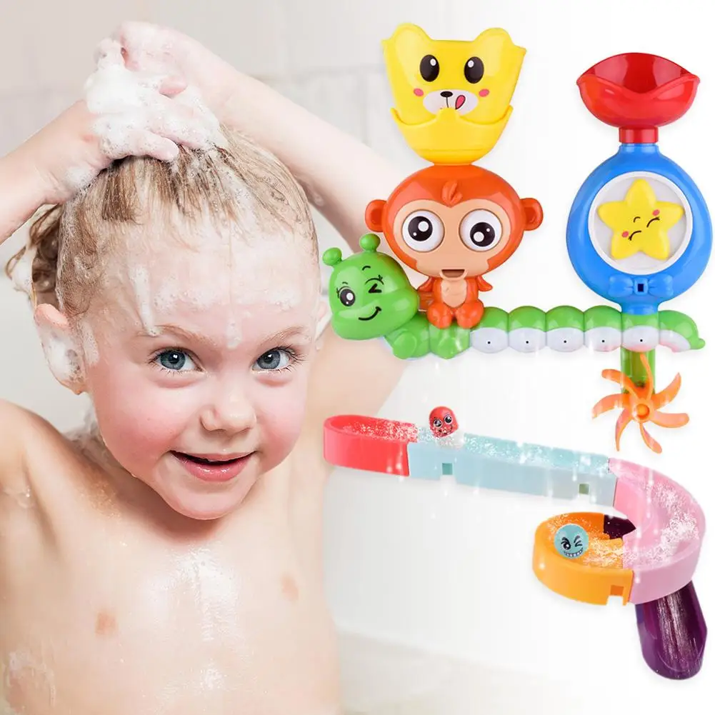 

Cartoon Monkey Bath Toys Classic Toys Children Kids Bath Toy Wall Sunction Water Play Animal Sprinkler Educational Game