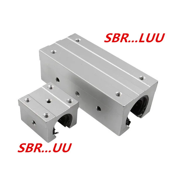 2 комплекта линейных направляющих SBR16 SBR20 300 350 400 450 500 600 700 800 шт. + 4 SBR16UU SBR20UU блоки