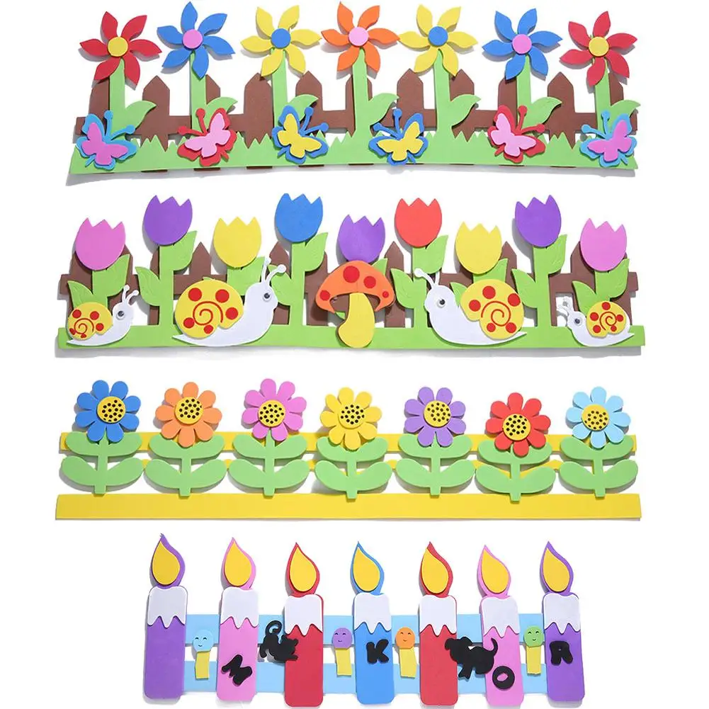 Милые свечи в виде улитки наклейки на стену из вспененного этилвинилацетата для