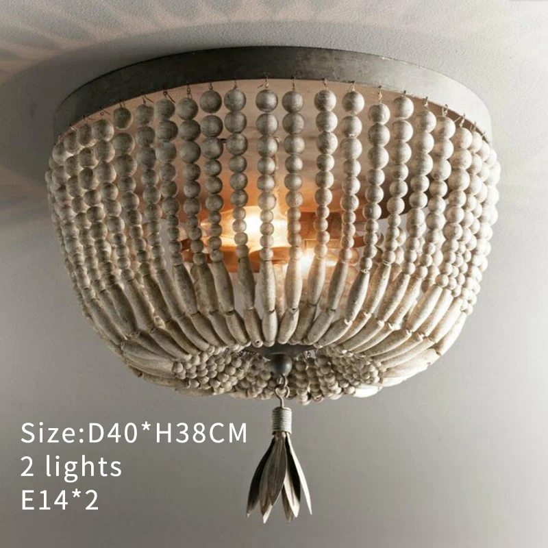 Винтажные серые потолочные светильники роскошные хрустальные бусины потолочная