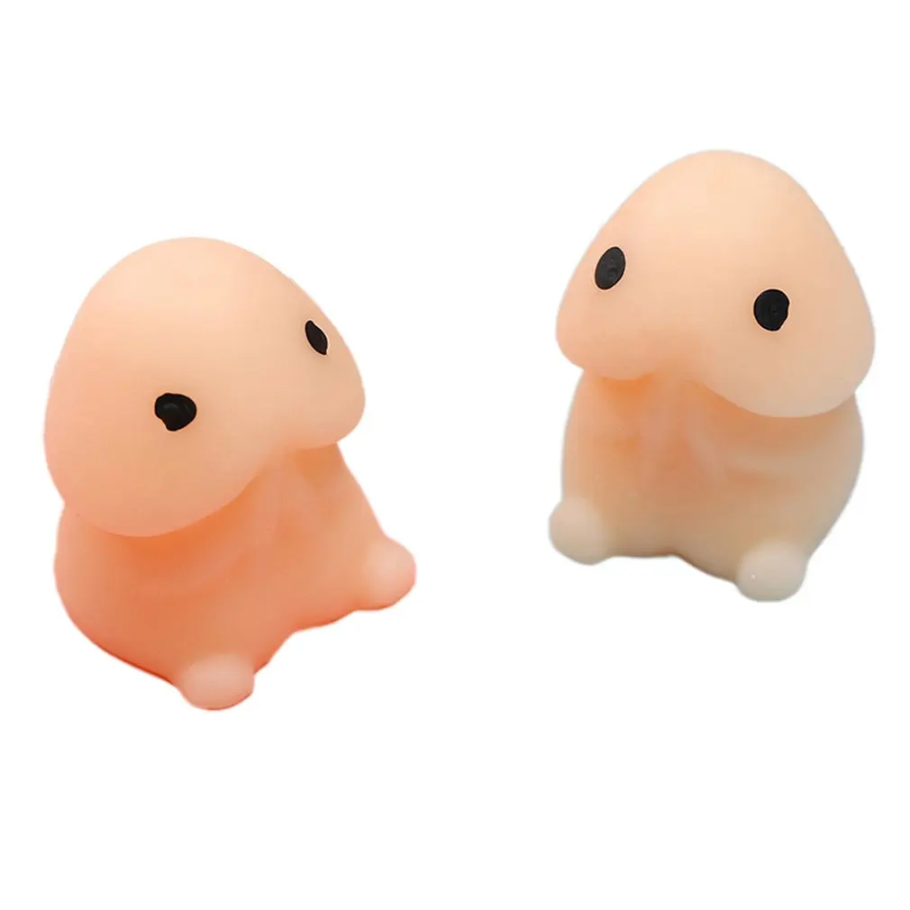 1 шт. забавные в форме пениса с медленным восстановлением формы ПУ надувные