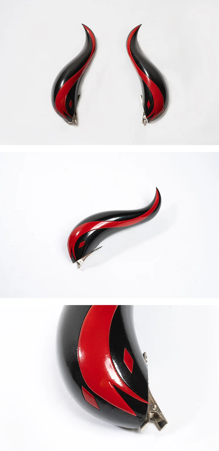 

Anime Game Genshin Impact Ganyu Cosplay Hat/waist/neck Props 3D printing Resin Project Cosplay Hat Accessories Cute Kids Gift