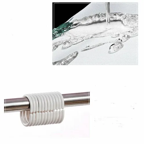 Душевая занавеска с арабскими и английскими буквами водонепроницаемые товары