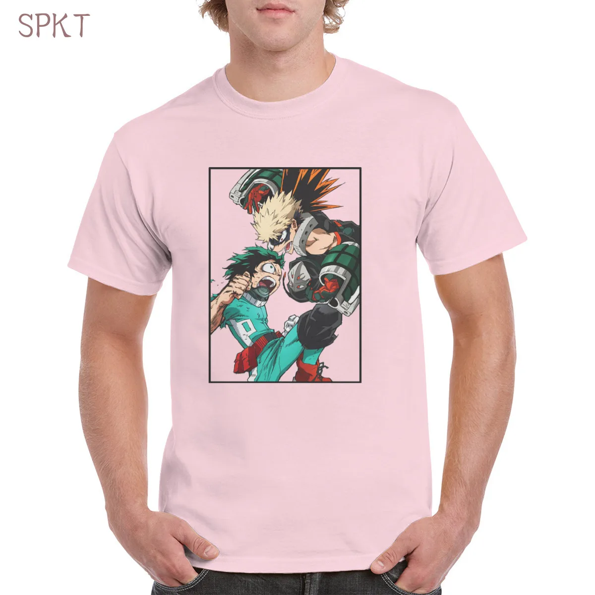 

Katsuki Bakugo Anime Comics Hot t shirt Top Soft Oversized Cotton Tee Female/Man T-Shirt Passionate Fighting