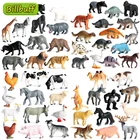 Фигурки-Имитаторы животных, кур, лягушек, игрушки для детей, подарок 12 шт.