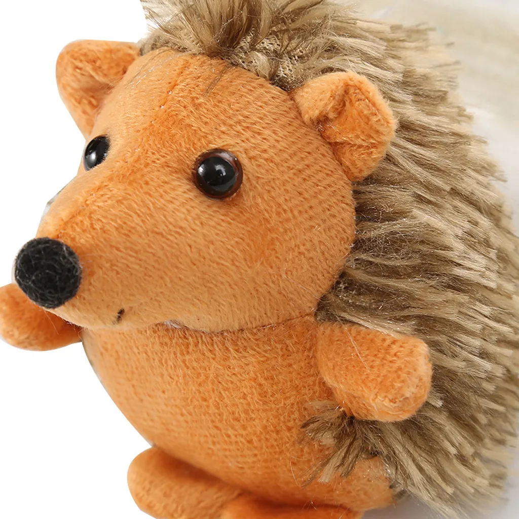 

Hedgehog Plush Toy Pendant Doll Cartoon Hedgehog Cute Soft Toy 3.9 inch Animal Doll Toy Keychain For Birthday Gift Boy Girl
